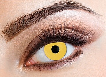 Eyecasions Šošovky mesačné Yellow svietiace