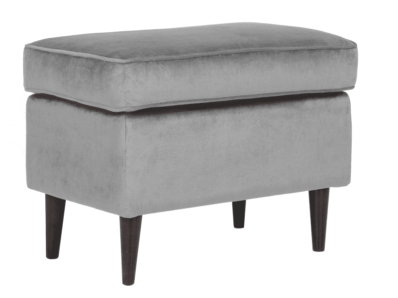 Signal Taburetka RON VELVET | sivá