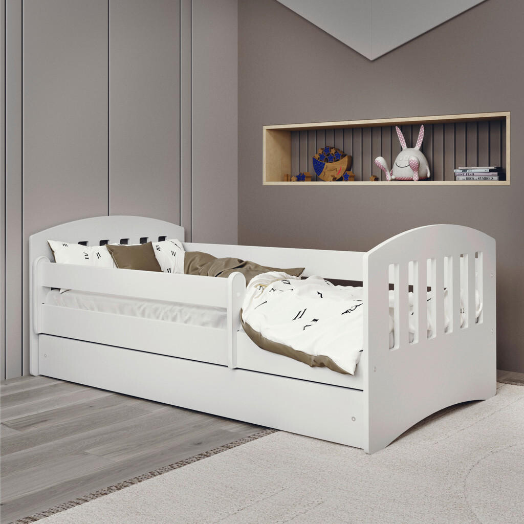 MID.YOU POSTEĽ PRE DETI A MLÁDEŽ 80/180 cm, biela