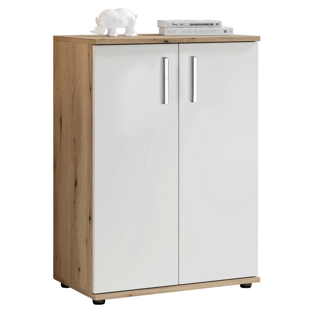 MID.YOU KOMODA, biela, farba duba, 60/84/35 cm