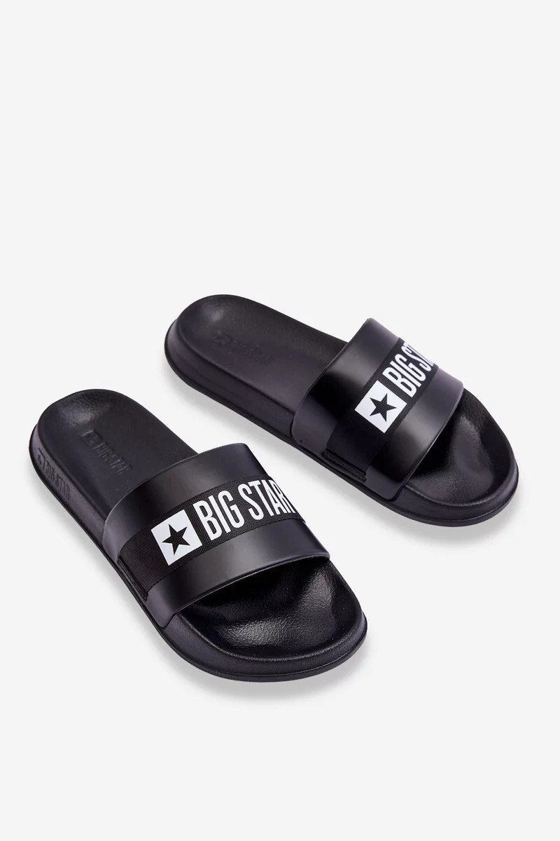 Pánské klasické pantofle Big Star černé 45