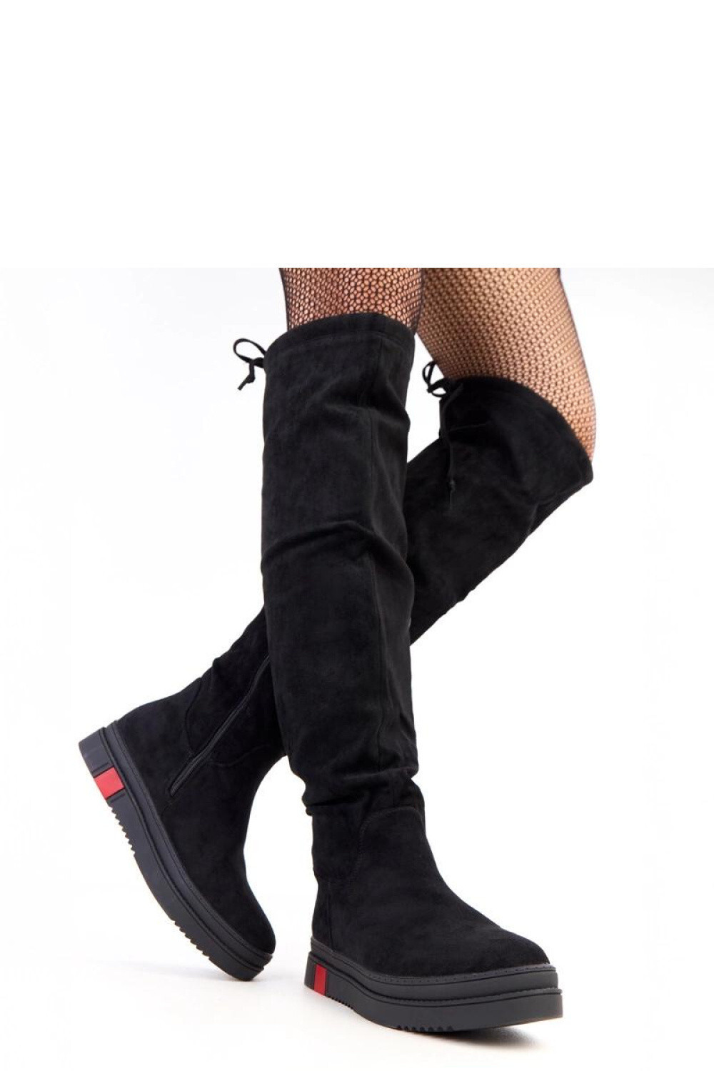 Dámske vysoké čižmy DH240102 Black - YOLERA 40 černá