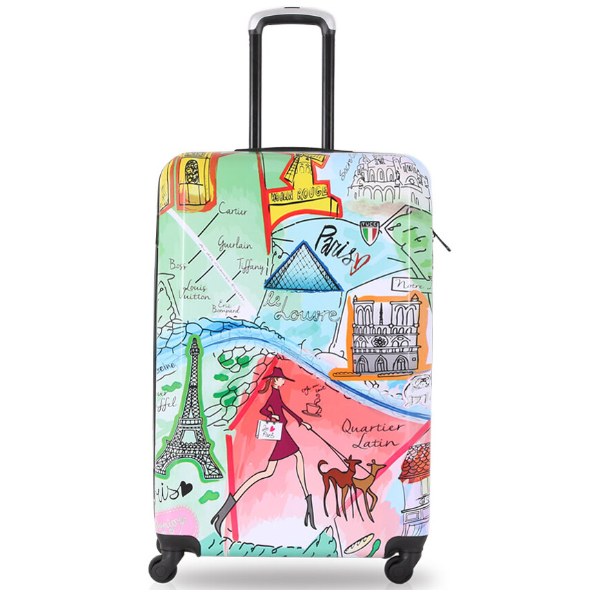 Cestovný kufor Tucci 0168 Paris 33 L - farebný