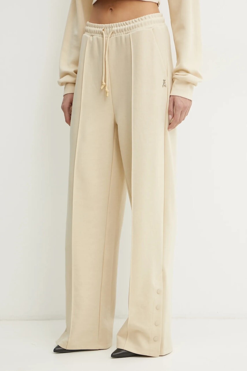 Tepláky Patrizia Pepe béžová farba, jednofarebné, 8P0701 J219