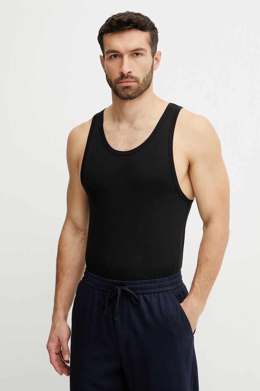 Tričko Calvin Klein Underwear 3-pak čierna farba, LV00NB4184