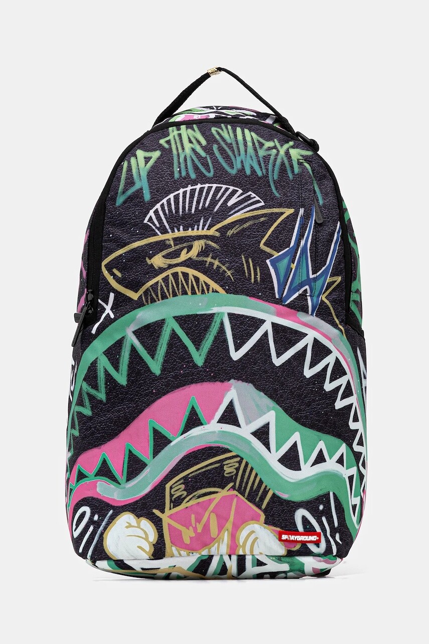 Ruksak Sprayground zelená farba, veľký, vzorovaný, 910B7748NSZ