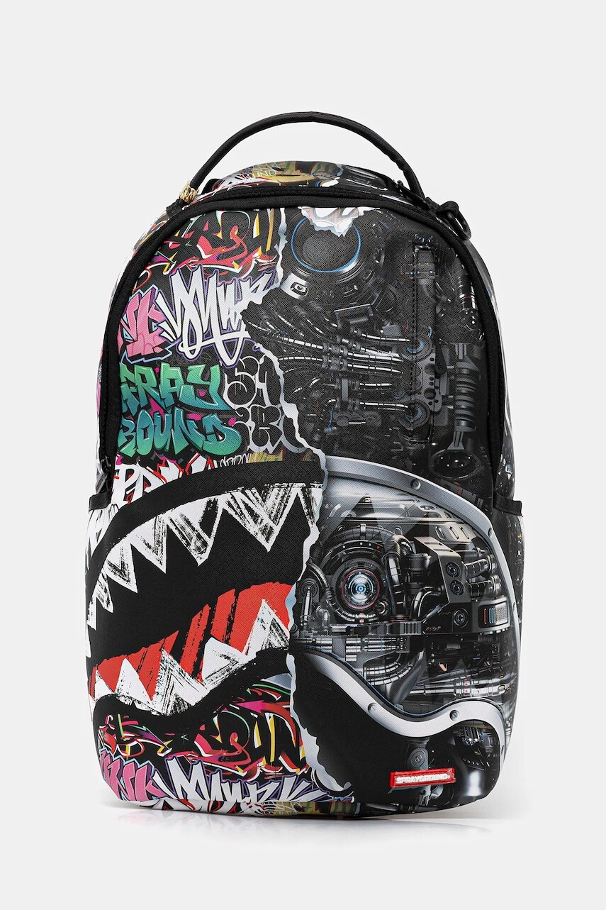 Ruksak Sprayground čierna farba, veľký, vzorovaný, 910B7126NSZ