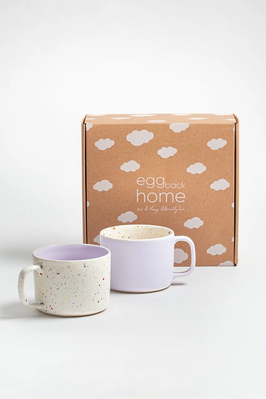 Hrnček Egg Back Home 450 ml 2-pak viac farieb