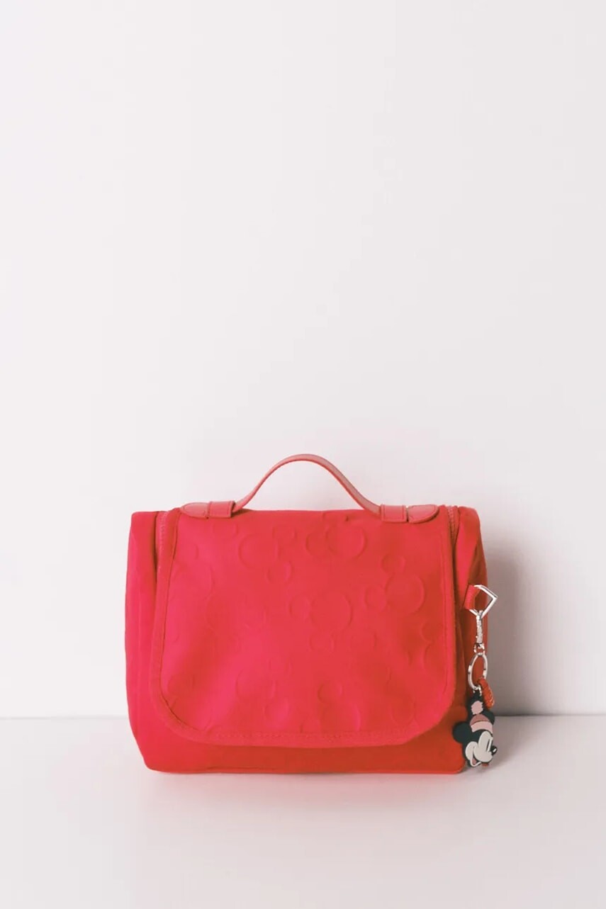 Cestovná kozmetická taštička women'secret MICKEY červená farba, 4842039