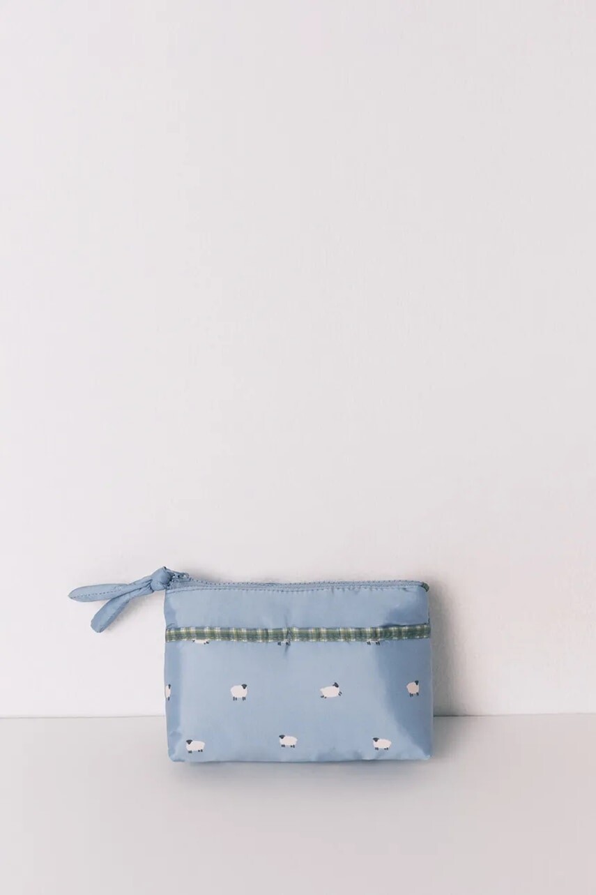 Kozmetická taška women'secret modrá farba, 4842036