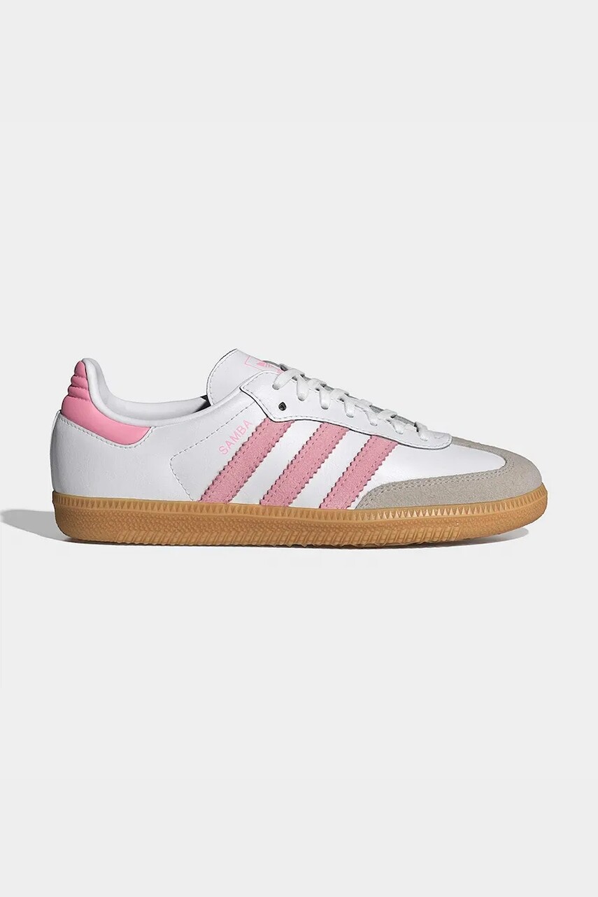 Detské tenisky adidas Originals SAMBA OG biela farba, JQ2018