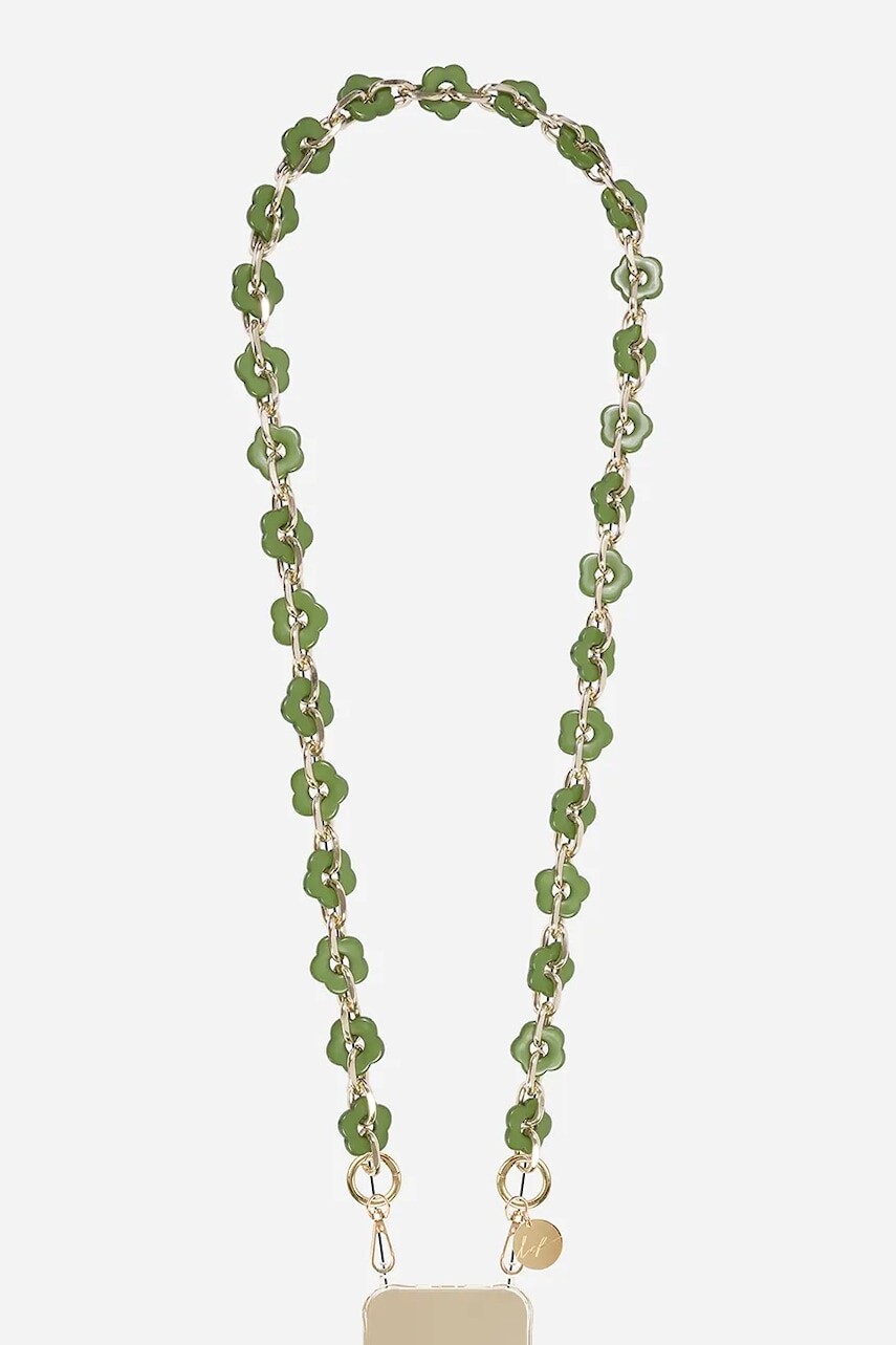 Retiazka na telefón LaCoqueFrançaise Cassy 120 cm zelená farba