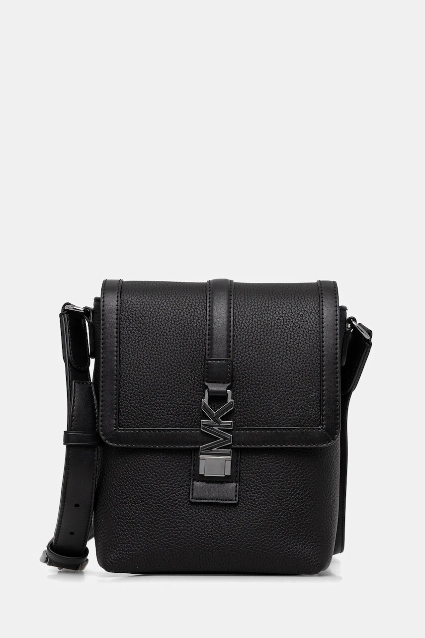 Kožená taška Michael Kors čierna farba, 33R6LHDM8L