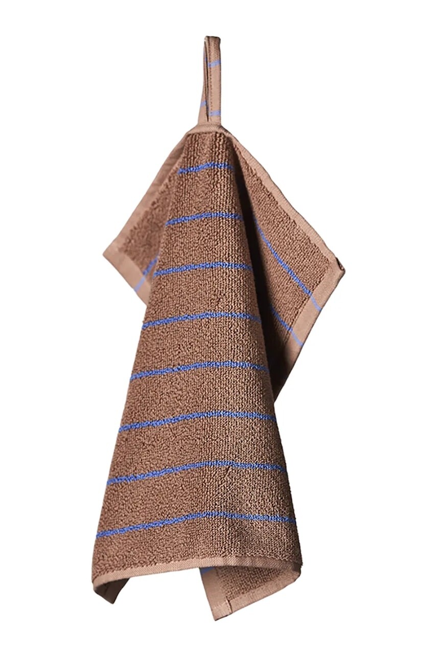 Malý bavlnený uterák Bongusta Naram 30 x 30 cm hnedá farba