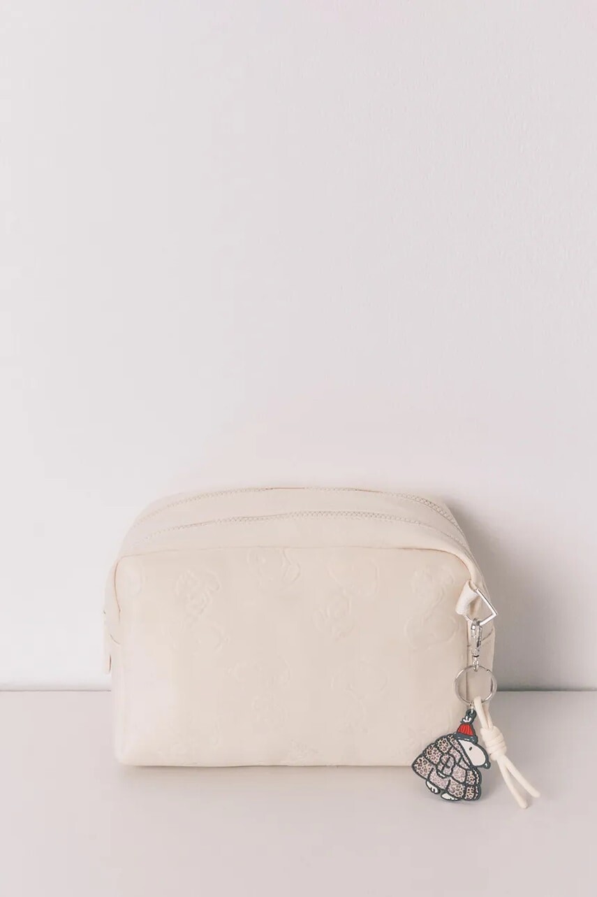 Cestovná kozmetická taštička women'secret x SNOOPY béžová farba, 4842037