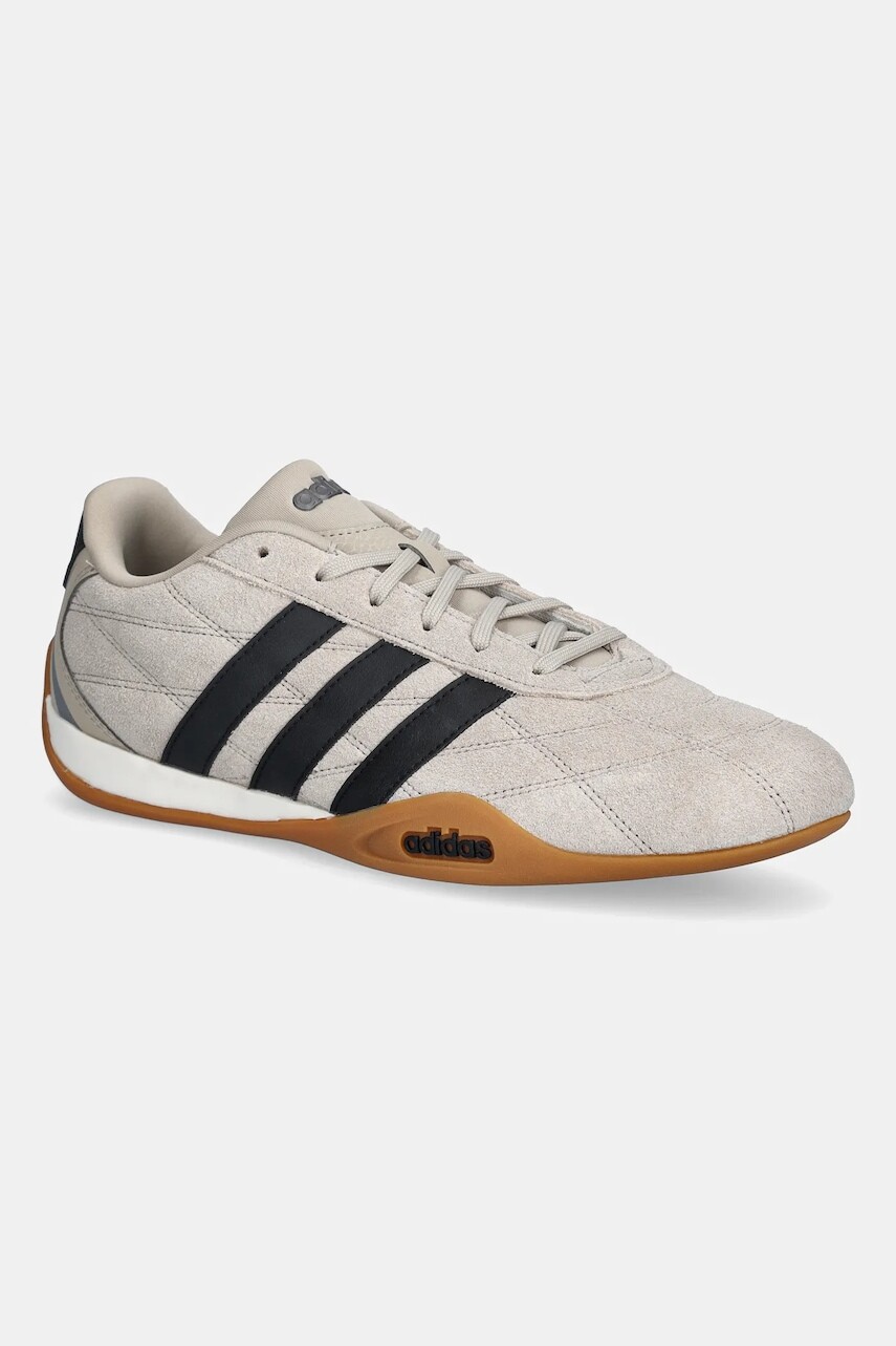 Semišové tenisky adidas Adipista hnedá farba, HQ9164