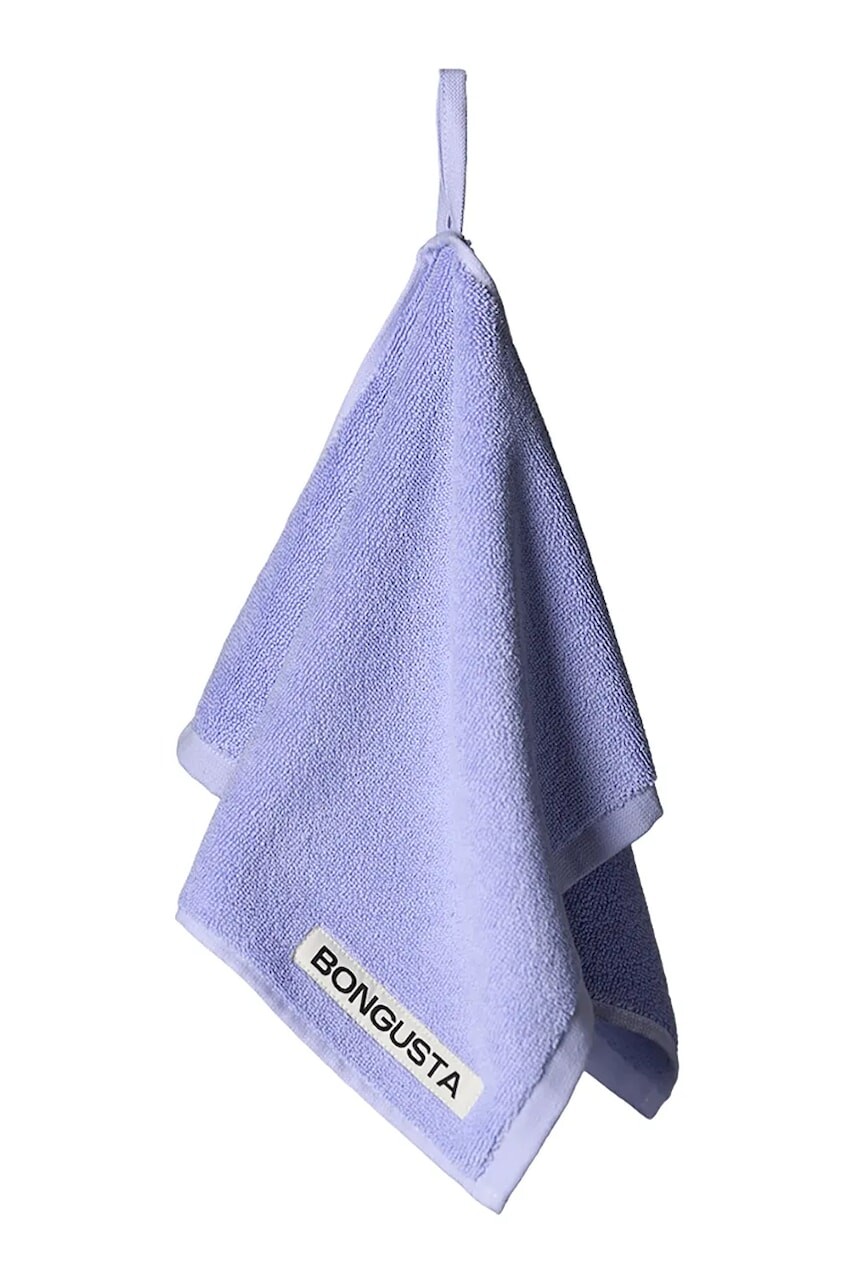 Malý bavlnený uterák Bongusta Naram 30 x 50 cm fialová farba