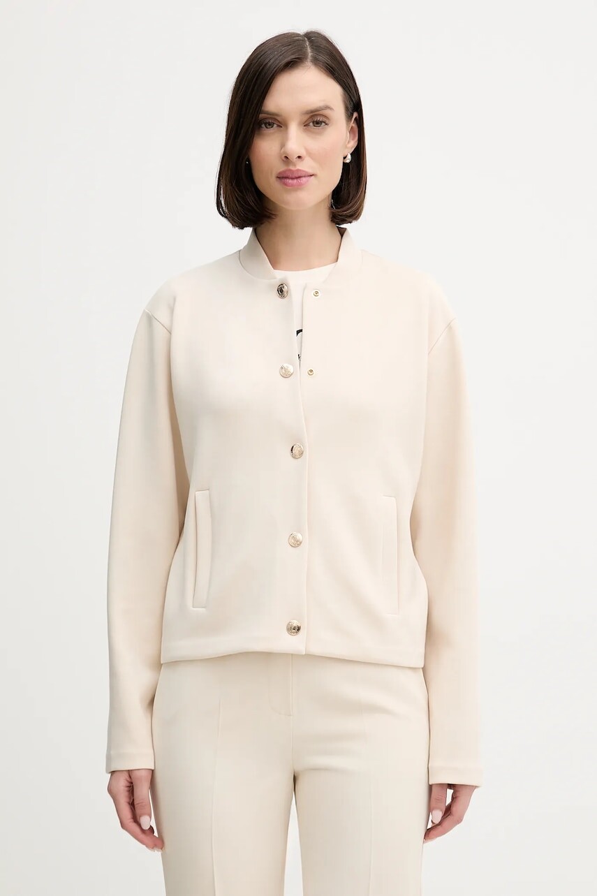 Mikina Joop! béžová farba, jednofarebná, 30100415