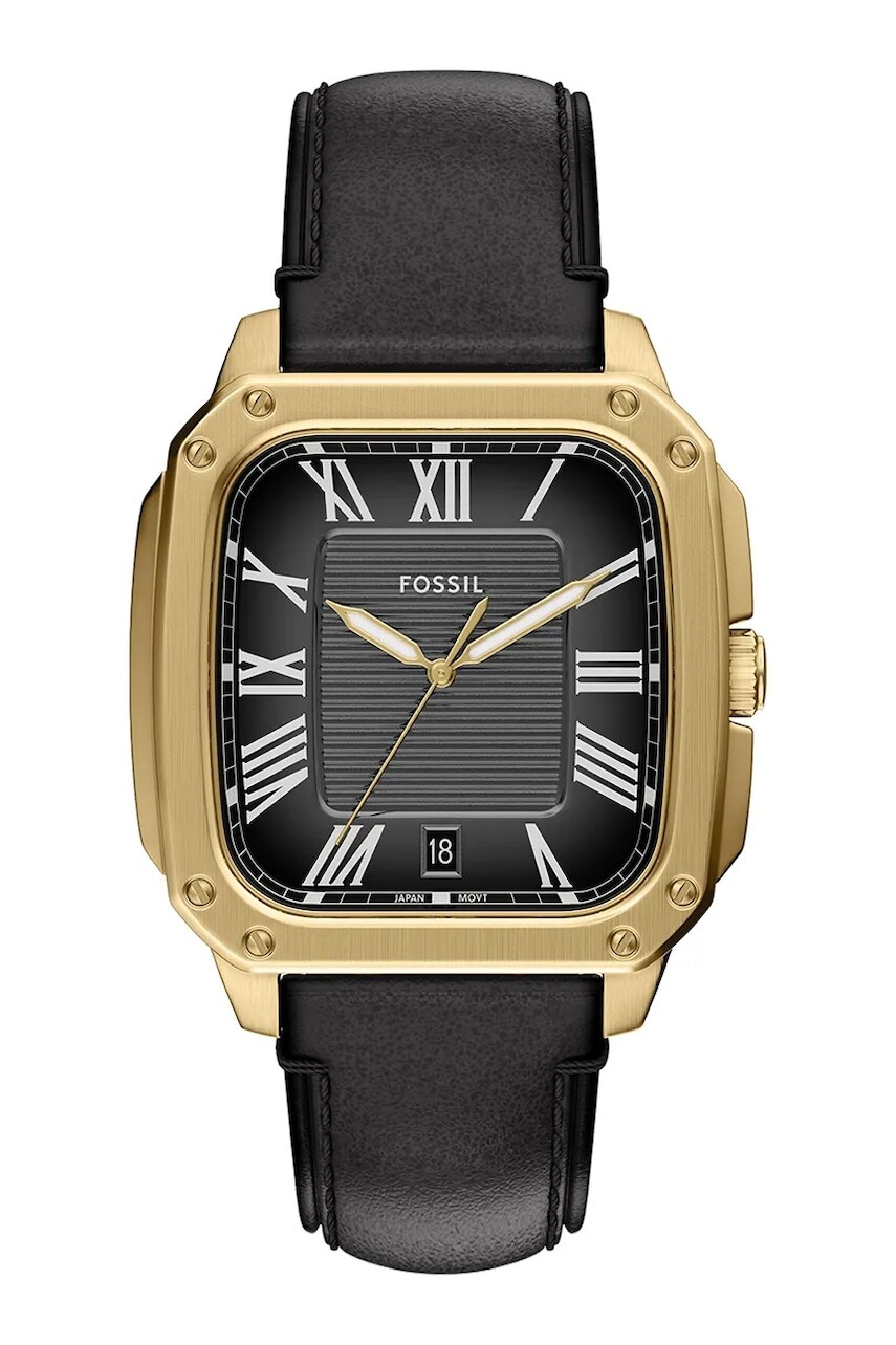 Hodinky Fossil pánske, čierna farba, FS6151