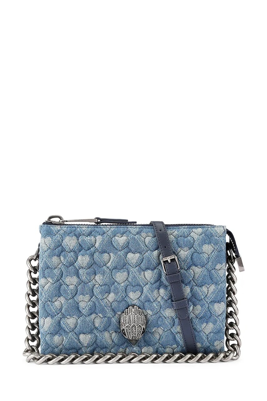 Kabelka Kurt Geiger London Kensington modrá farba, 3571985669