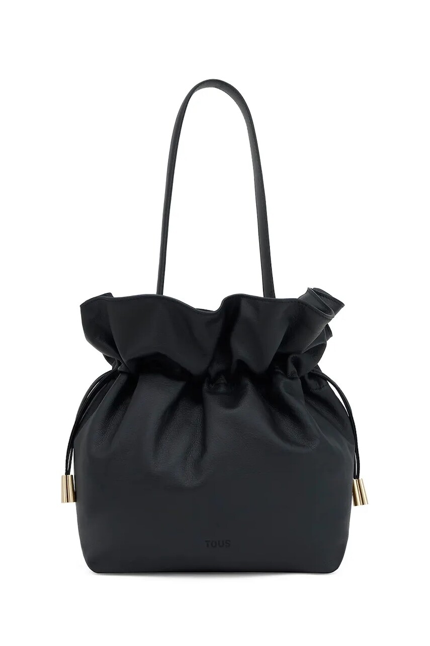 Kožená kabelka Tous Heritage čierna farba, 2002375351