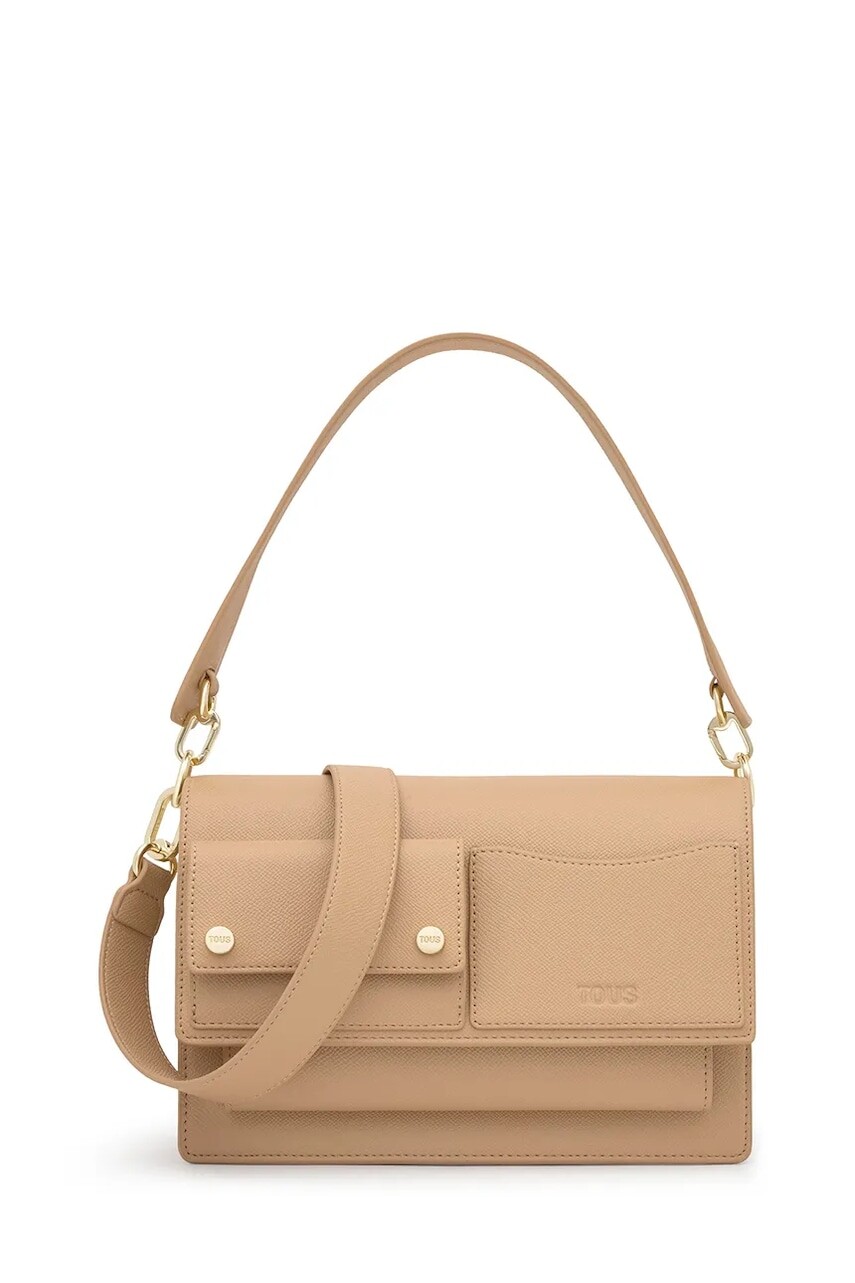 Kabelka Tous Audree Pockets béžová farba, 2002358101