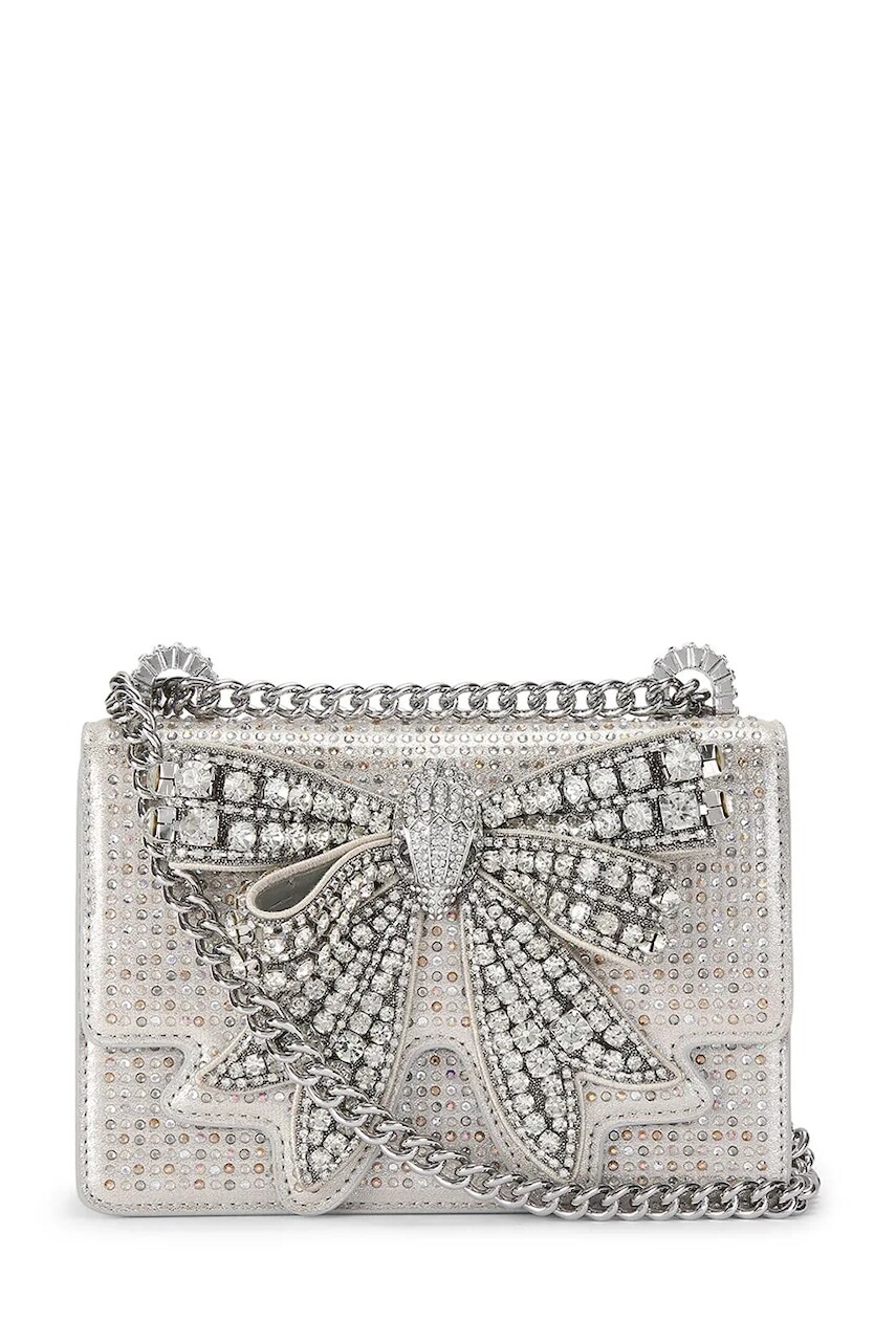 Kabelka Kurt Geiger London Shoreditch strieborná farba, 508263609