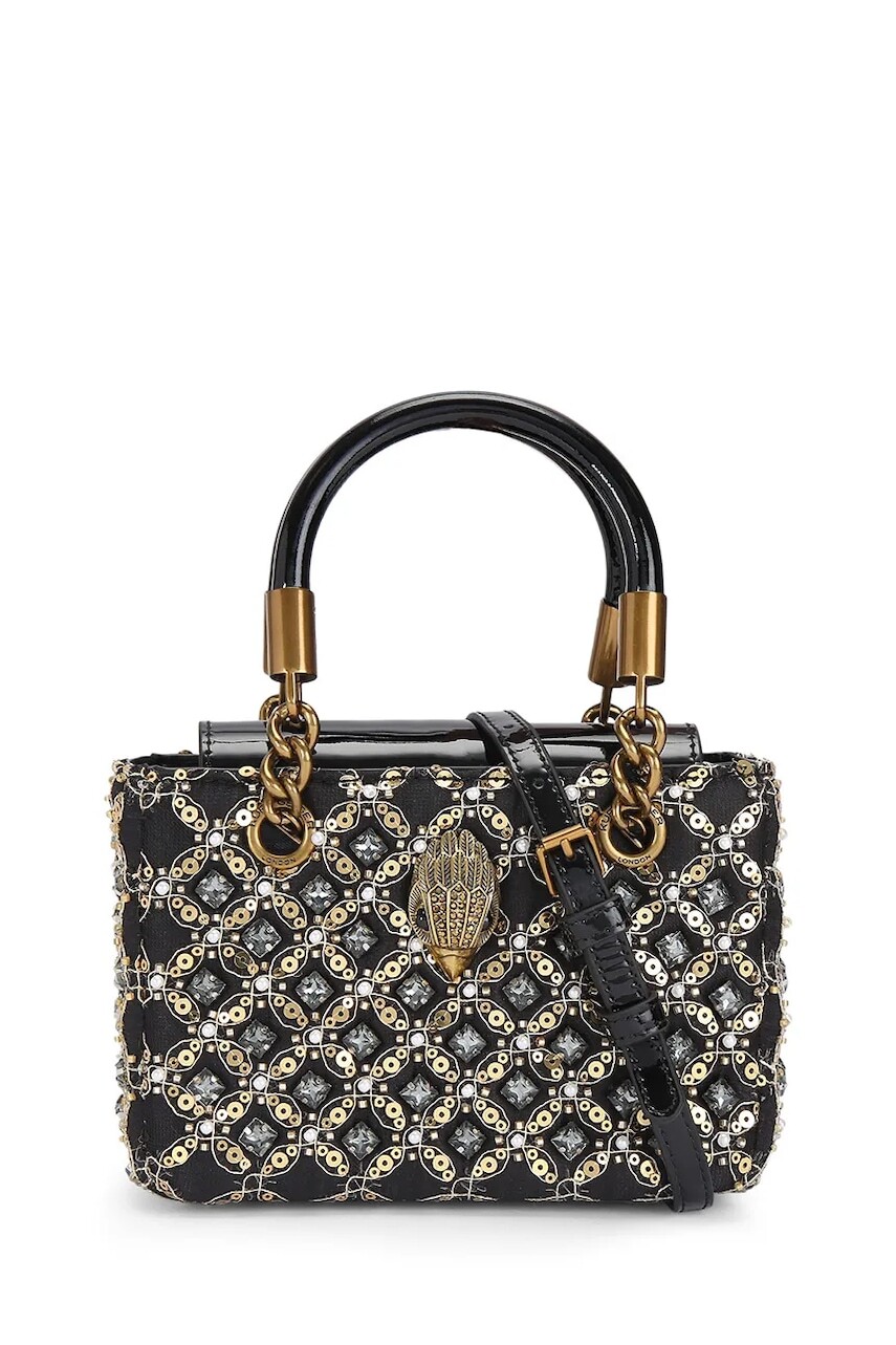 Kabelka Kurt Geiger London Kensington čierna farba, 5380505609