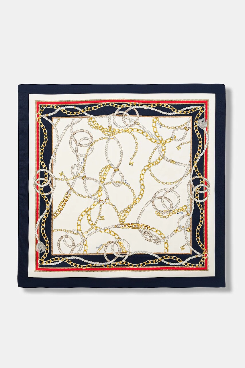 Šatka Marciano by Guess MIREA tmavomodrá farba, vzorovaná, 6RGZ00 9418Z