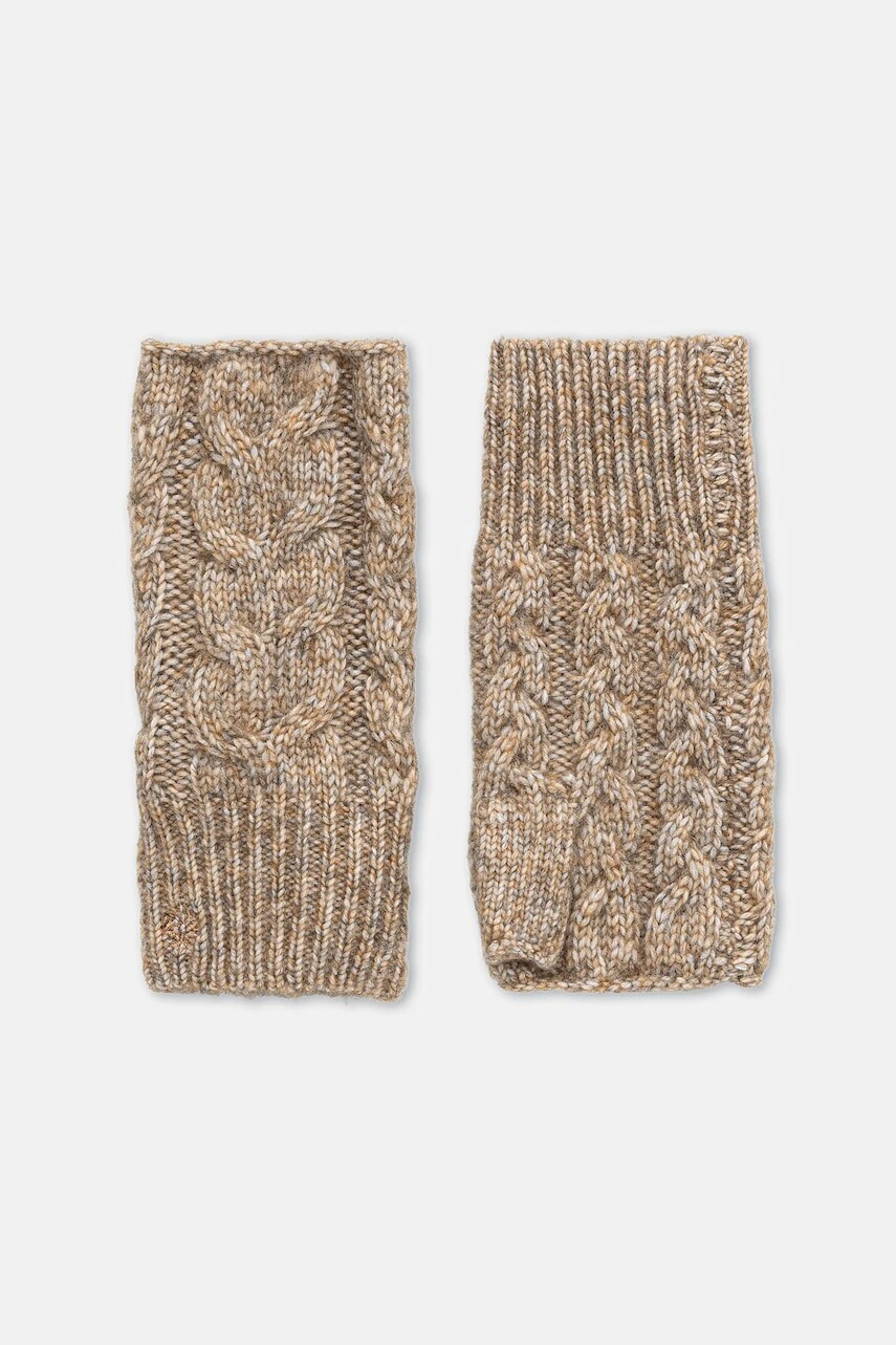 Rukavice Hoss Intropia béžová farba, 5022326