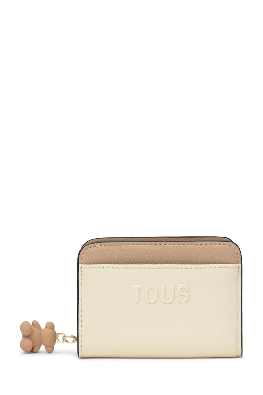 Peňaženka Tous Doble Audree dámska, béžová farba, 2002360501