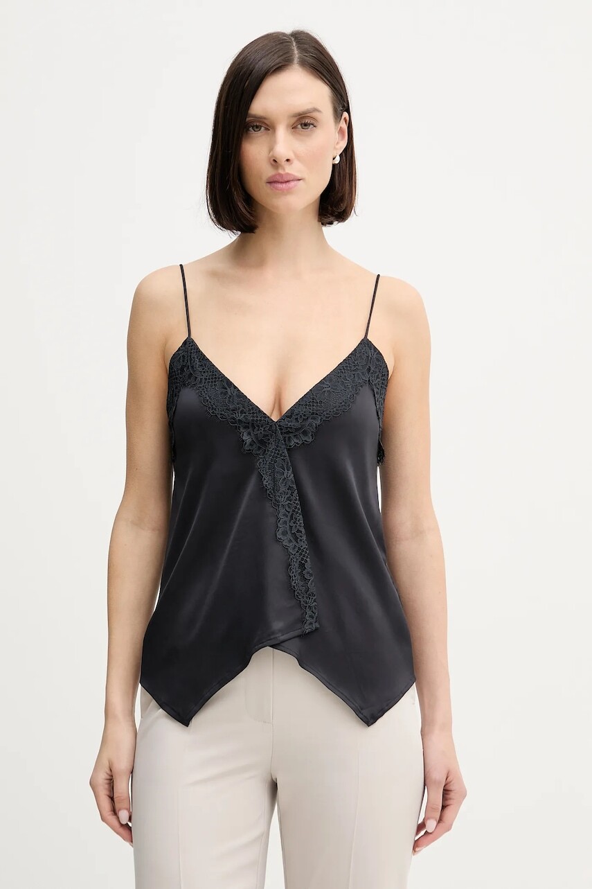 Blúzka Hoss Intropia tmavomodrá farba, jednofarebná, 5872103