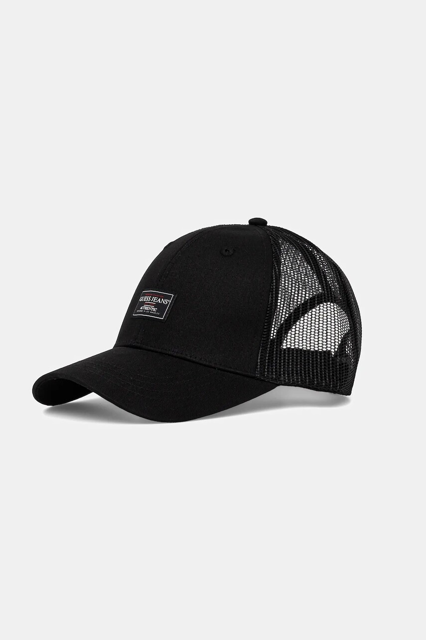 Bavlnená šiltovka Guess Jeans čierna farba, M5GZ05 WF8V1