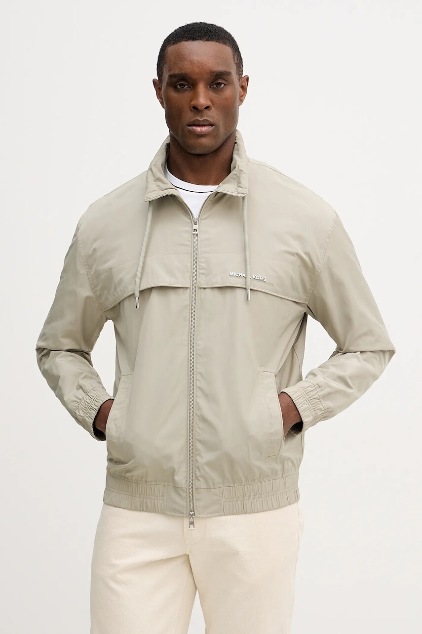 Bunda Michael Kors zelená farba, prechodná, CF52097BB0