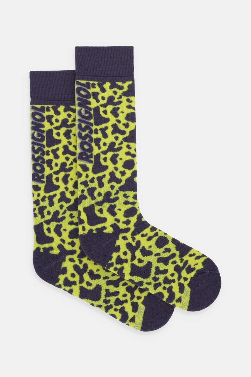 Lyžiarske ponožky Rossignol žltá farba, RLOMX06