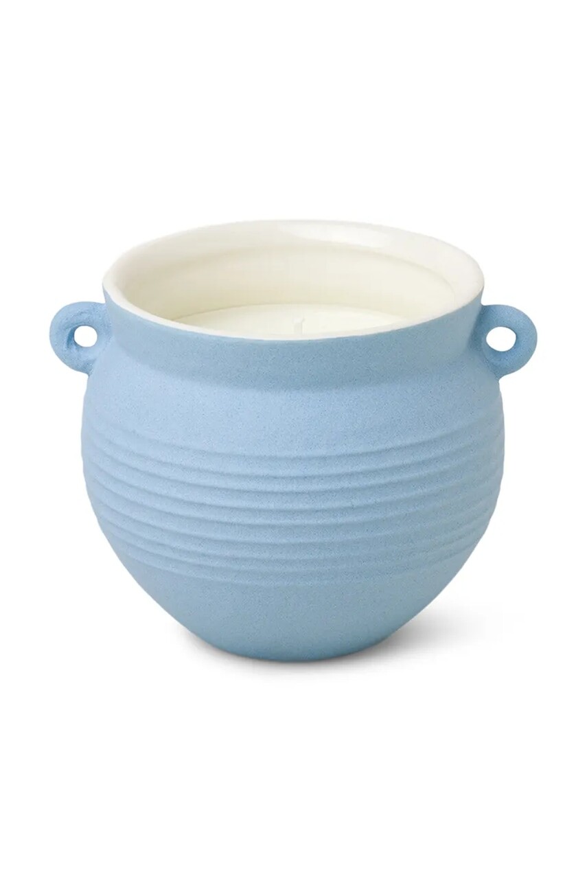 Vonná sójová sviečka Paddywax Rosemary Sea Salt 241g modrá farba