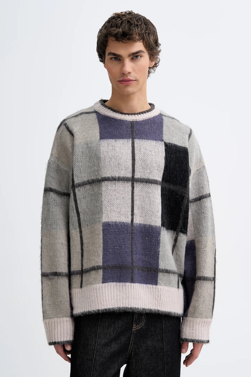 Sveter The Ragged Priest šedá farba, RPAW252005KW