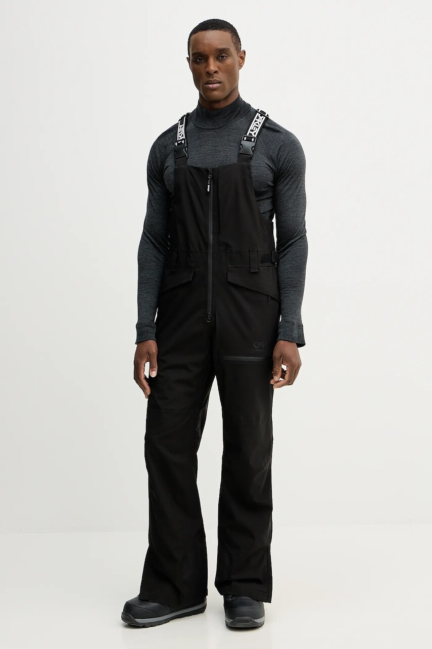 Lyžiarske nohavice Oakley TNP SHELL čierna farba, FOA400939