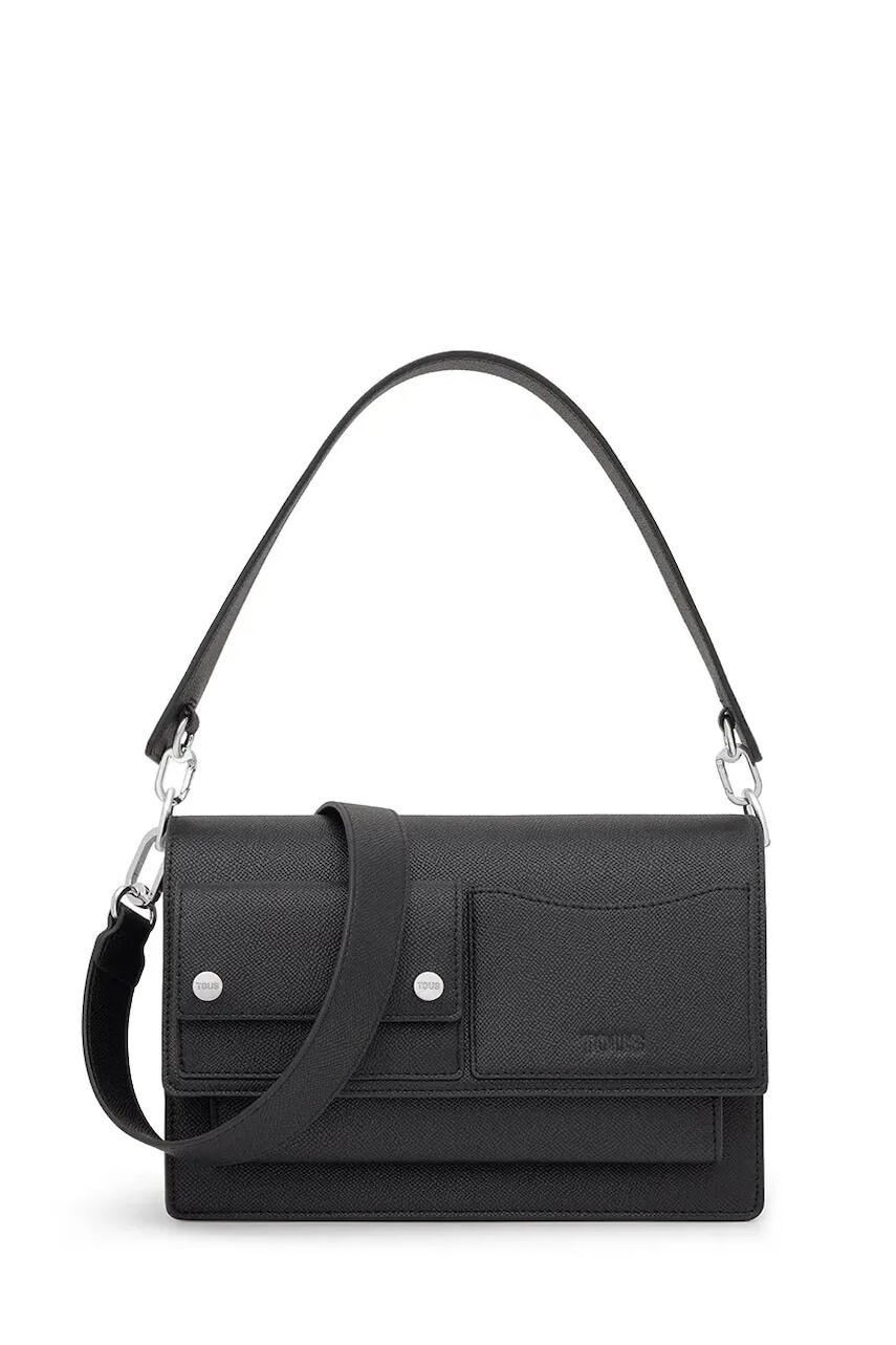 Kabelka Tous Audree Pockets čierna farba, 2002358151