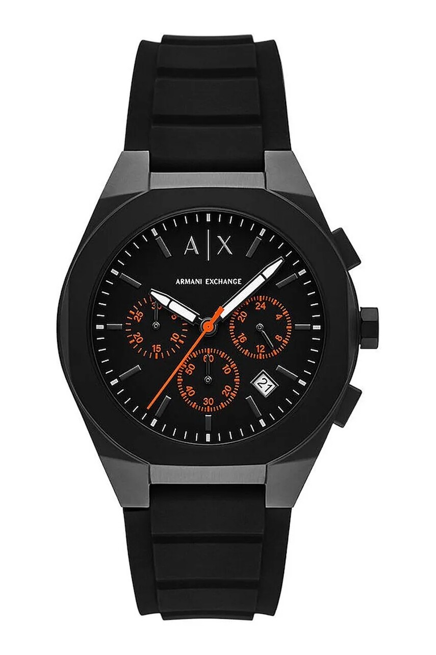 Hodinky Armani Exchange pánske, čierna farba, AX4198
