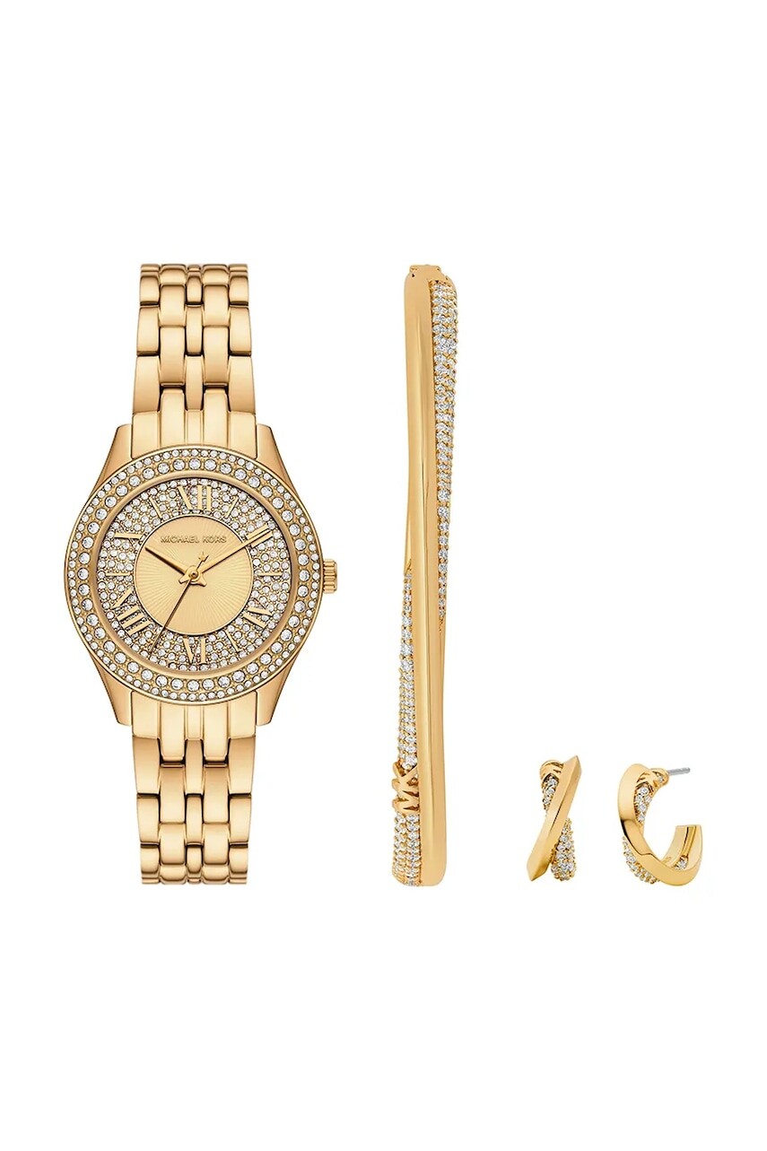 Hodinky Michael Kors dámske, zlatá farba, MK4974SET