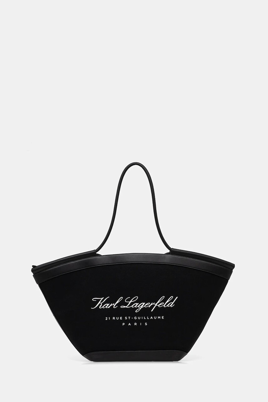 Kabelka Karl Lagerfeld K/HOTEL čierna farba, B1W46069