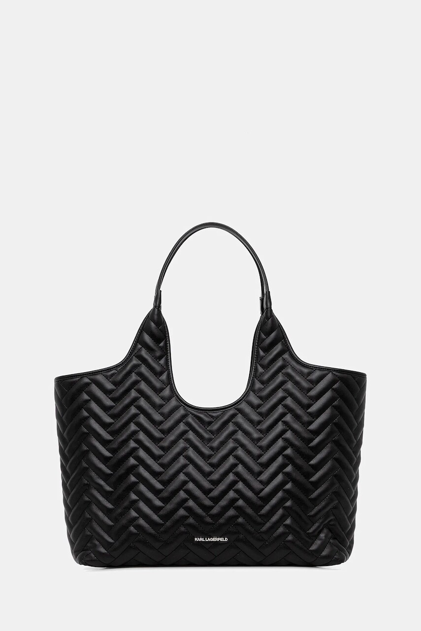 Kabelka Karl Lagerfeld K/BRICK čierna farba, B1W30038