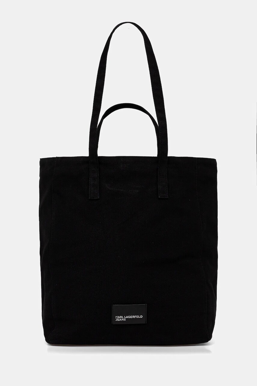 Bavlnená taška Karl Lagerfeld Jeans čierna farba, B1W50001