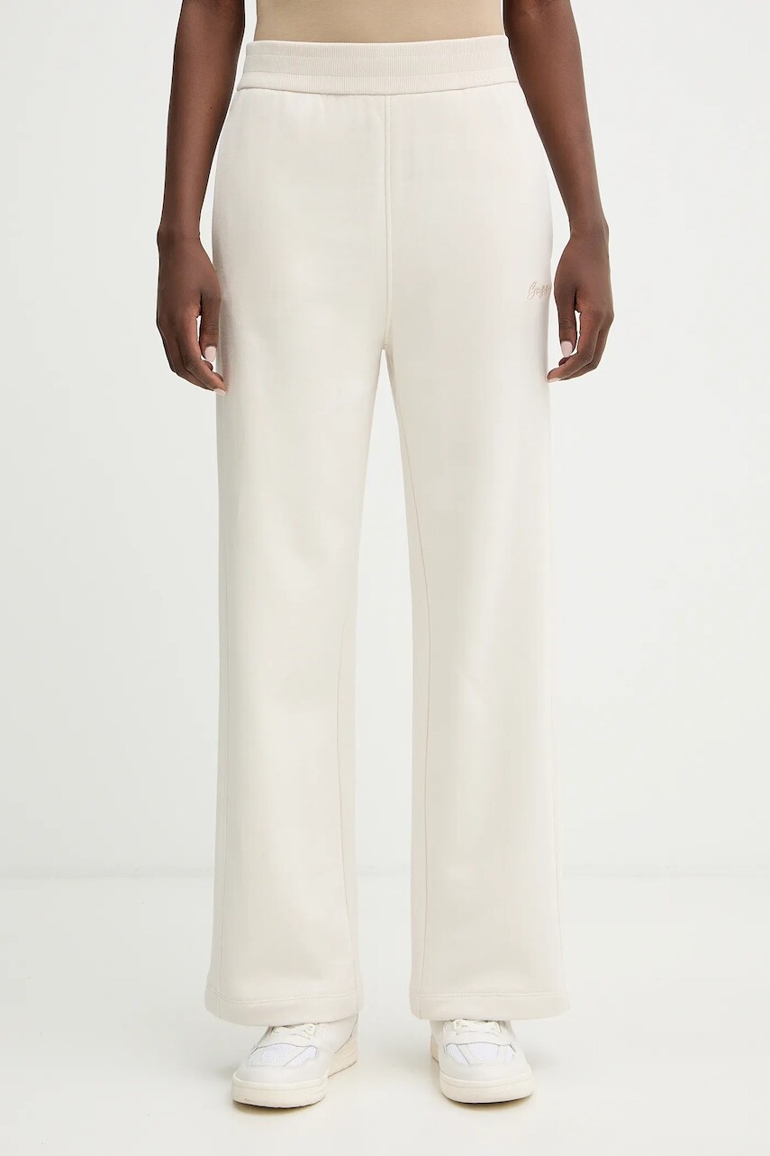 Bavlnené tepláky BOSS Orange C Endless béžová farba, jednofarebné, 50554685