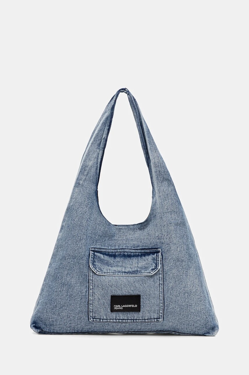 Džínsová taška Karl Lagerfeld Jeans modrá farba, B1W50005
