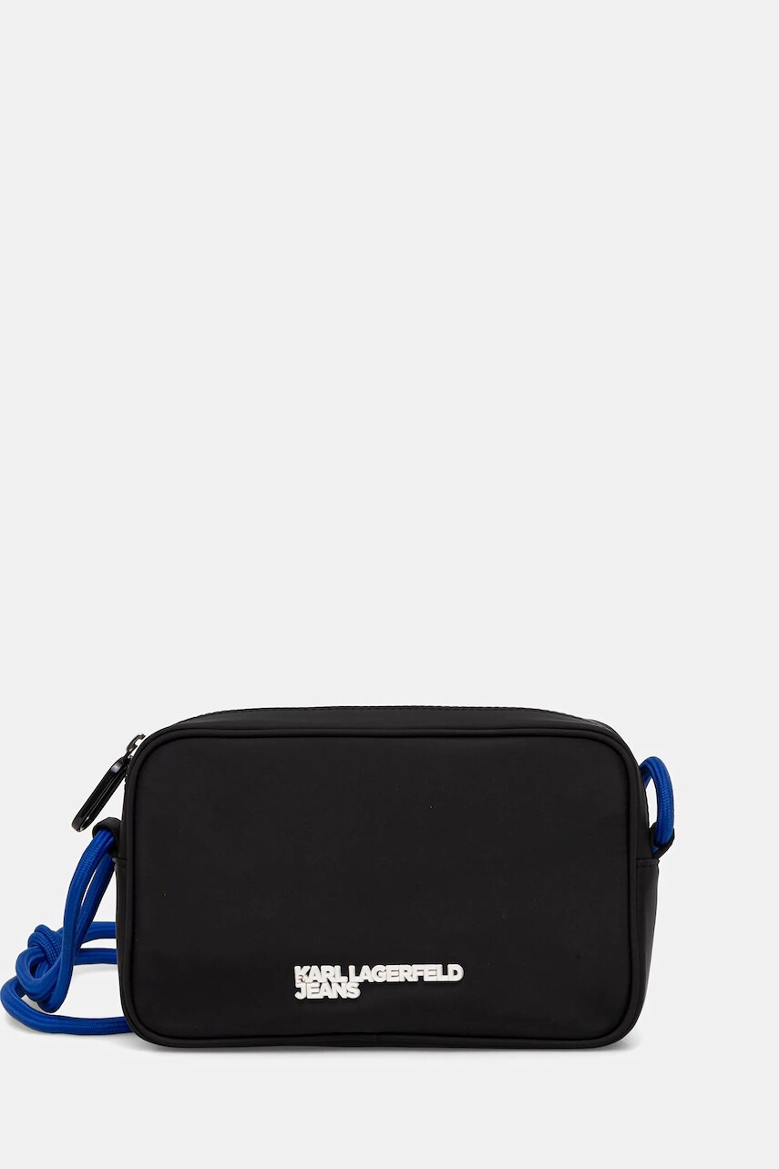 Kabelka Karl Lagerfeld Jeans čierna farba, B1W30167