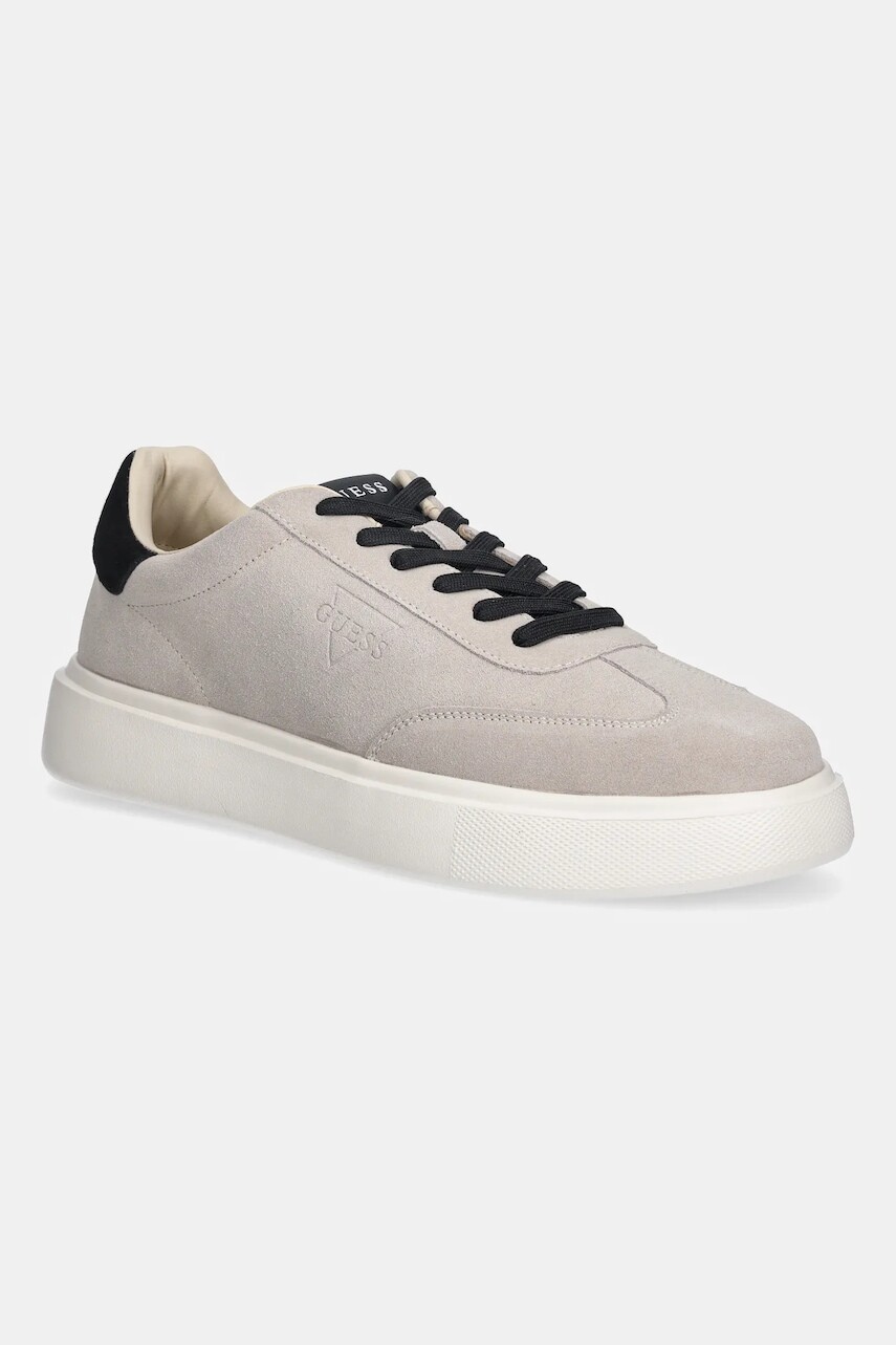 Tenisky Guess PLAZA béžová farba, FMFPLA SUE12