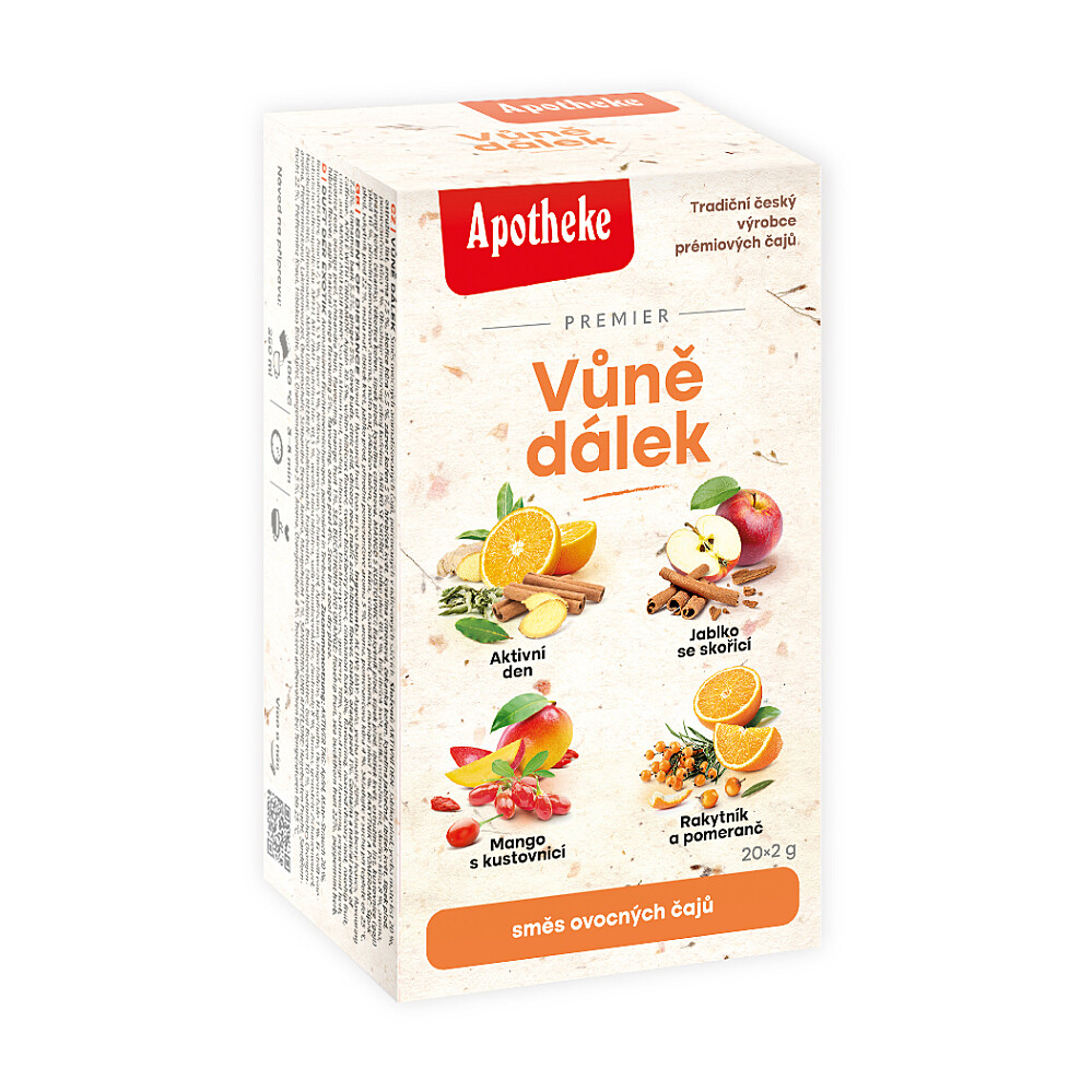 APOTHEKE Premier vôňa diaľok ovocné čaje 20 sáčkov