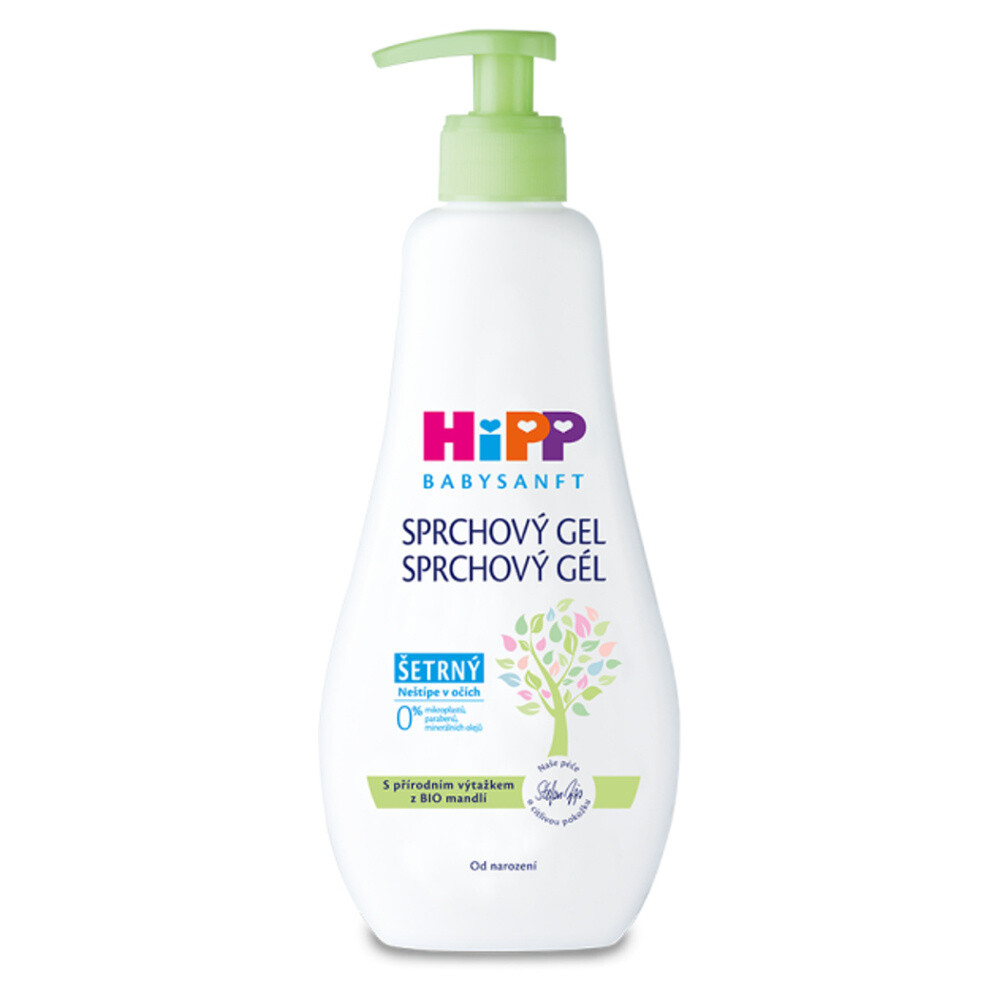 HiPP BabySanft sprchový gél 400 ml, poškodený obal